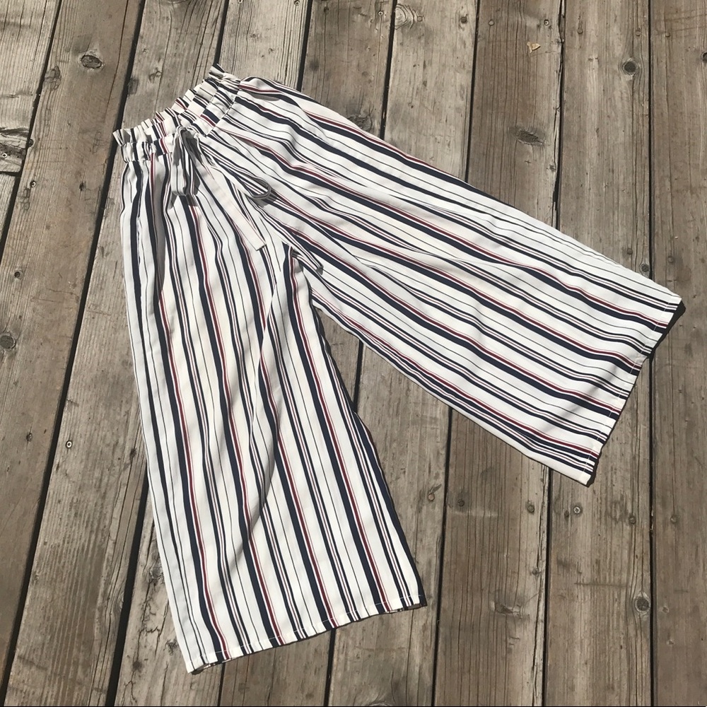 Striped Culottes